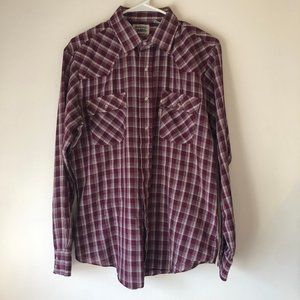 Vintage Levi's pearl snap western shirt